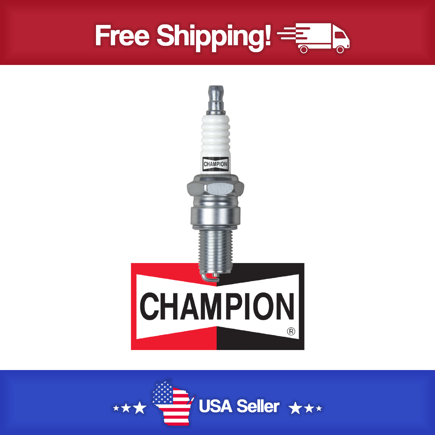 Resistor Copper Spark Plug  Champion Spark Plug  123