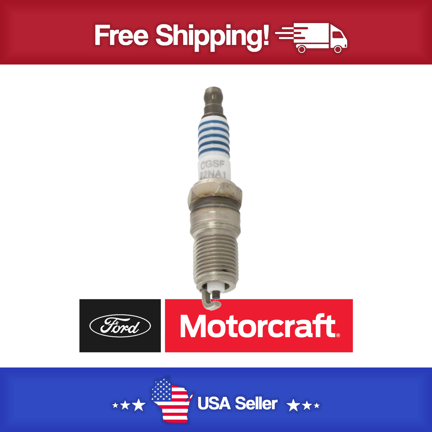 Motorcraft SP518AX Suppressor Spark Plug