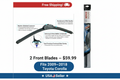 Bosch ICON Wiper Blades 2 Front Blades $59.99 Fits 2009-2018 Toyota Corolla