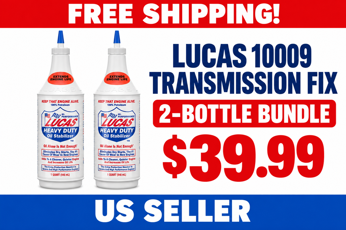 Lucas 10009 Transmission Fix - 2-Bottle Bundle