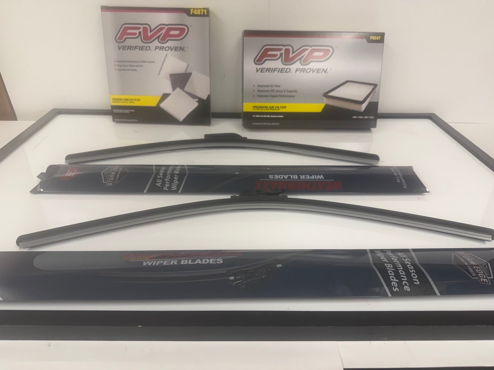Super Deal - Carbon Fiber Beam Blades - Air Filter - Cabin Filter - Ships Free $43.99