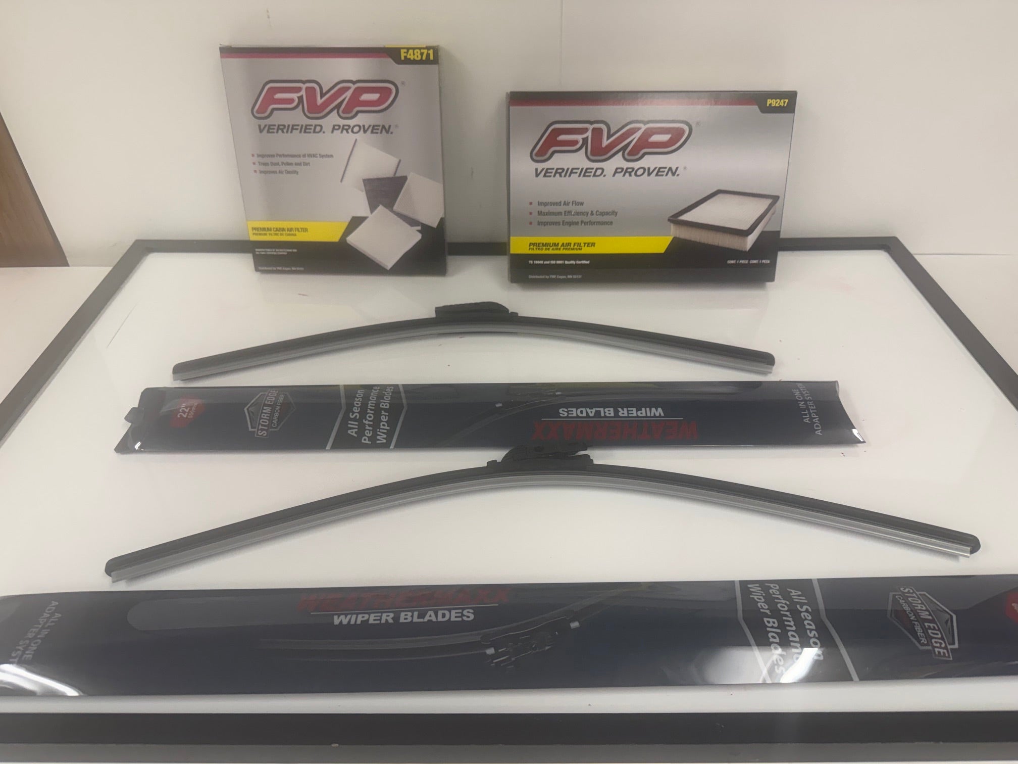 Super Deal - Carbon Fiber Beam Blades - Air Filter - Cabin Filter - Ships Free $43.99