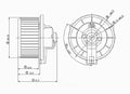 New Blower Mtr w/Wheel   Global Parts Distributors   2311556