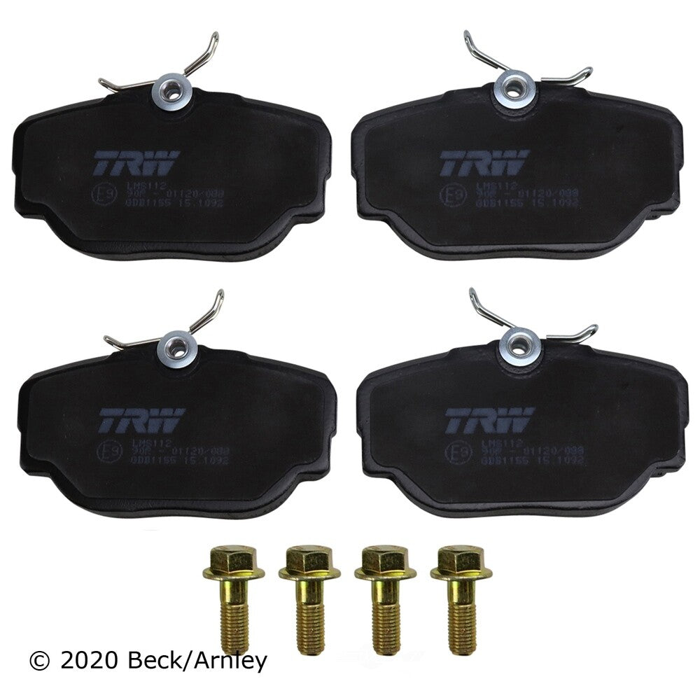 Rr OE Brake Pads  Beck/Arnley  089-1588
