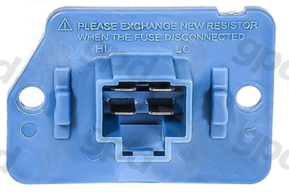 BLwr Motor Resistor   Global Parts Distributors   1712216