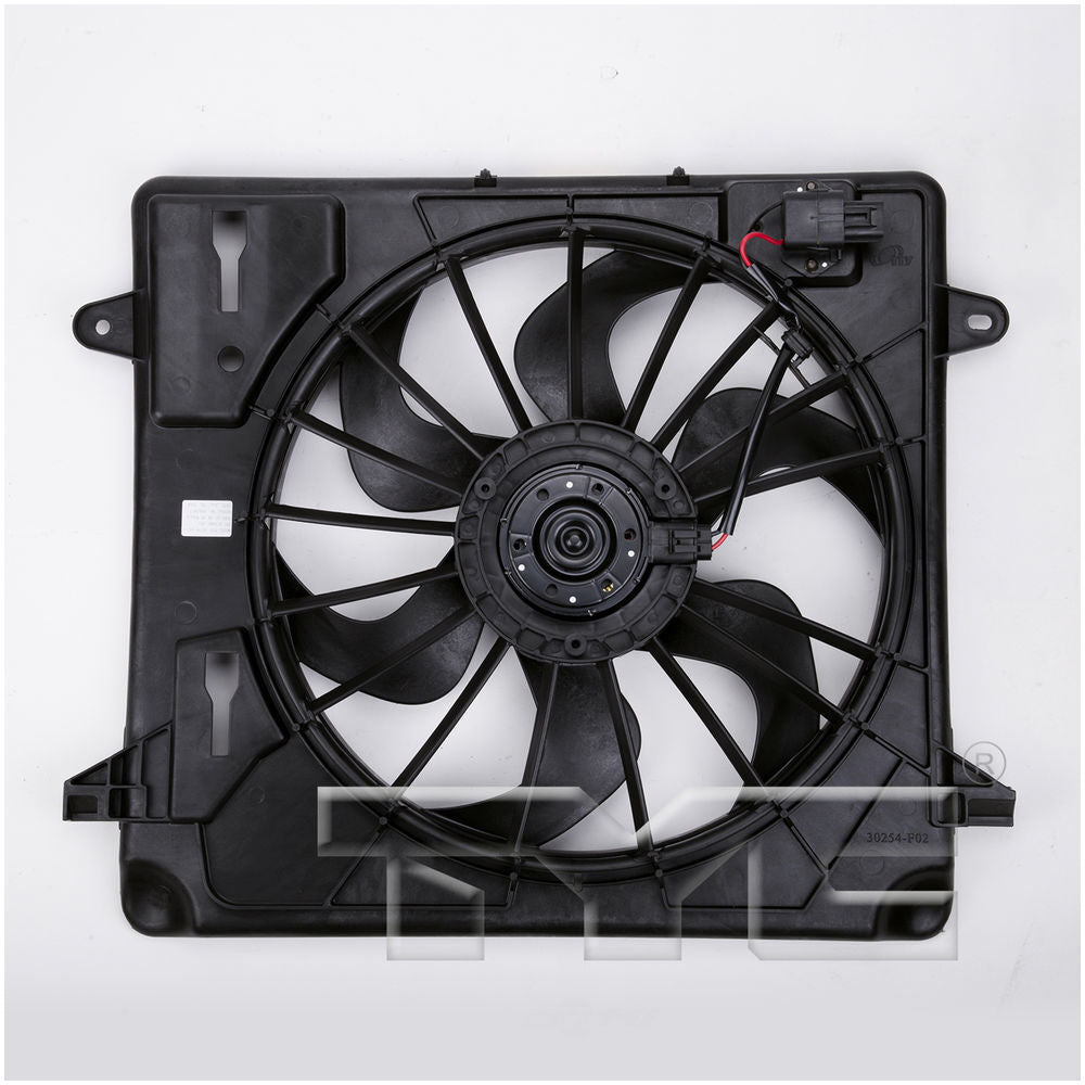 Radiator & Condenser Fan Assy  TYC  621680