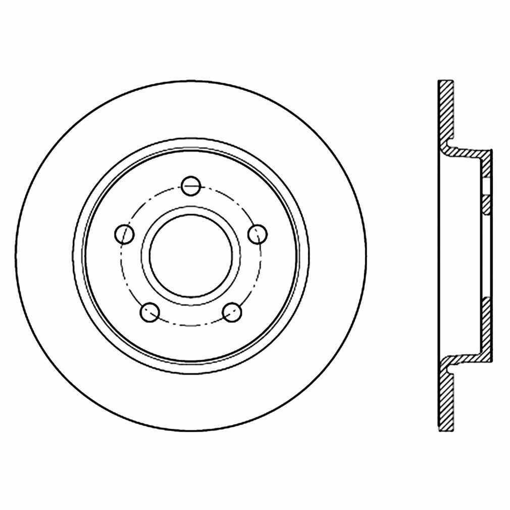 Rr Disc Brake Rotor   FVP   121.61099