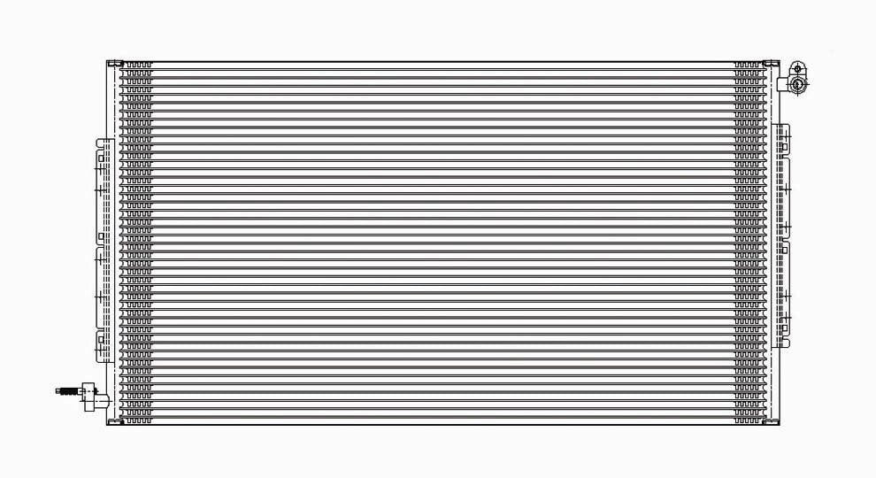A/C Condenser  TYC  3887