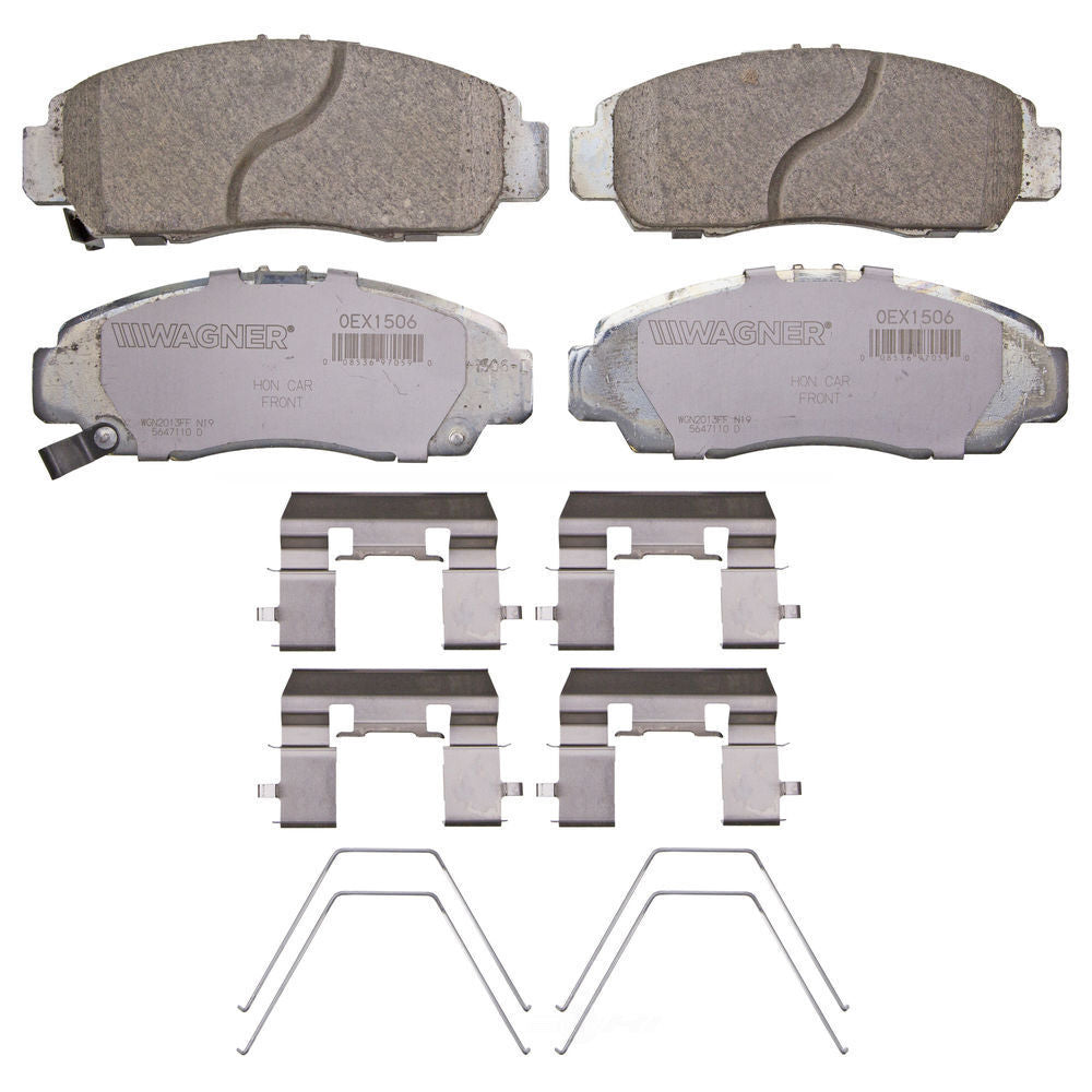 Frt Premium Ceramic Brake Pads  Wagner  OEX1506