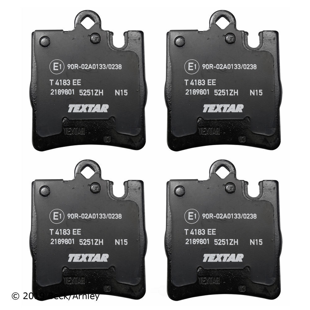 Rr OE Brake Pads  Beck/Arnley  089-1629
