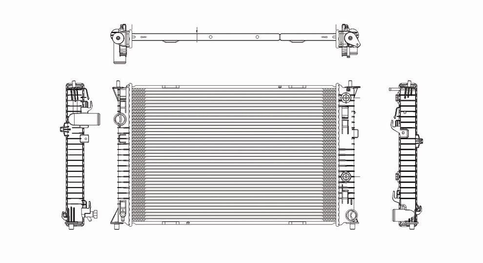 Radiator  TYC  2856