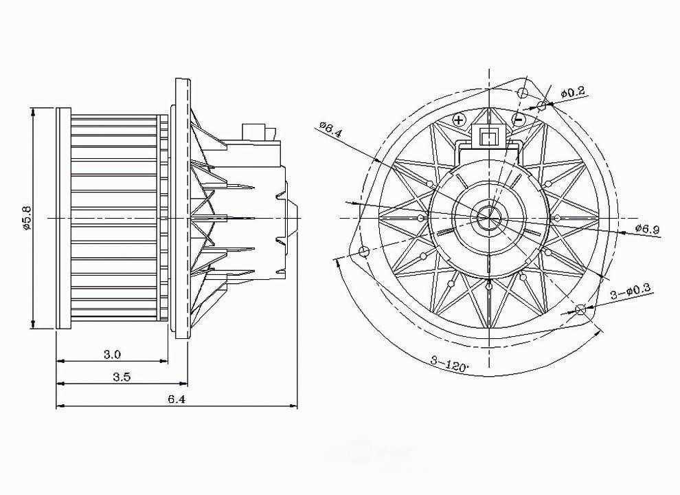 New Blower Motor   Global Parts Distributors   2311588