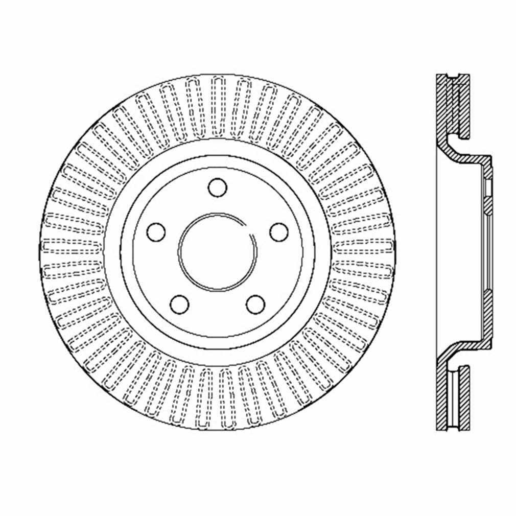 Frt Disc Brake Rotor   FVP   121.58008