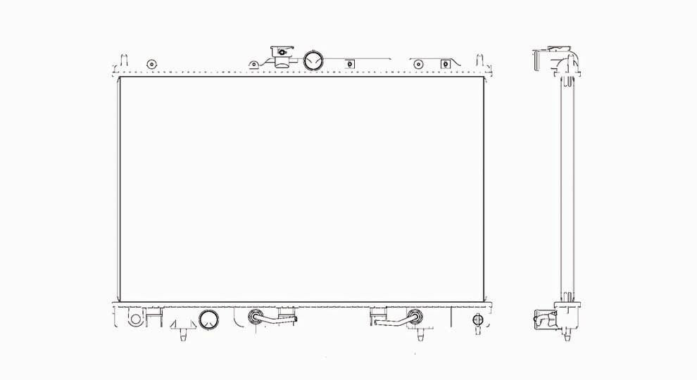 Radiator  TYC  2617