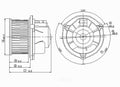 New BLwr Mtr w/o Wheel   Global Parts Distributors   2311261
