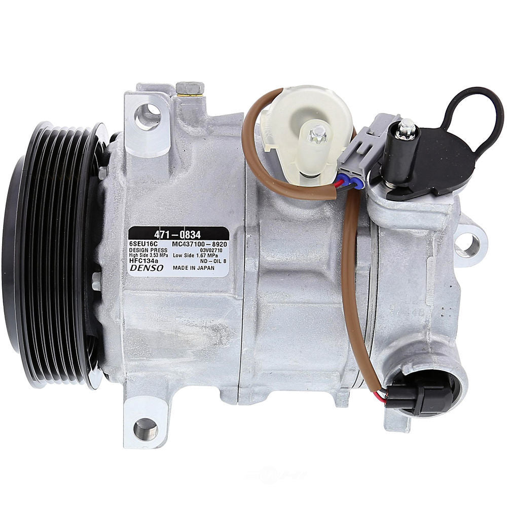 A/C  Compressor & Clutch-New  DENSO  471-0834