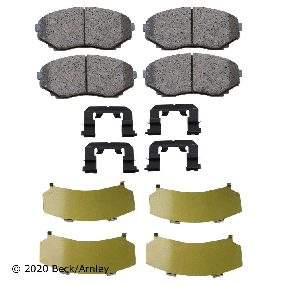 Frt OE Brake Pads  Beck/Arnley  089-1458