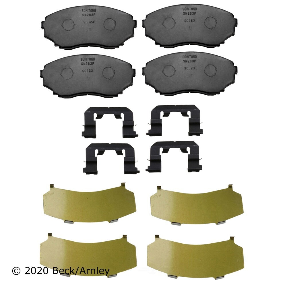 Frt OE Brake Pads  Beck/Arnley  089-1458