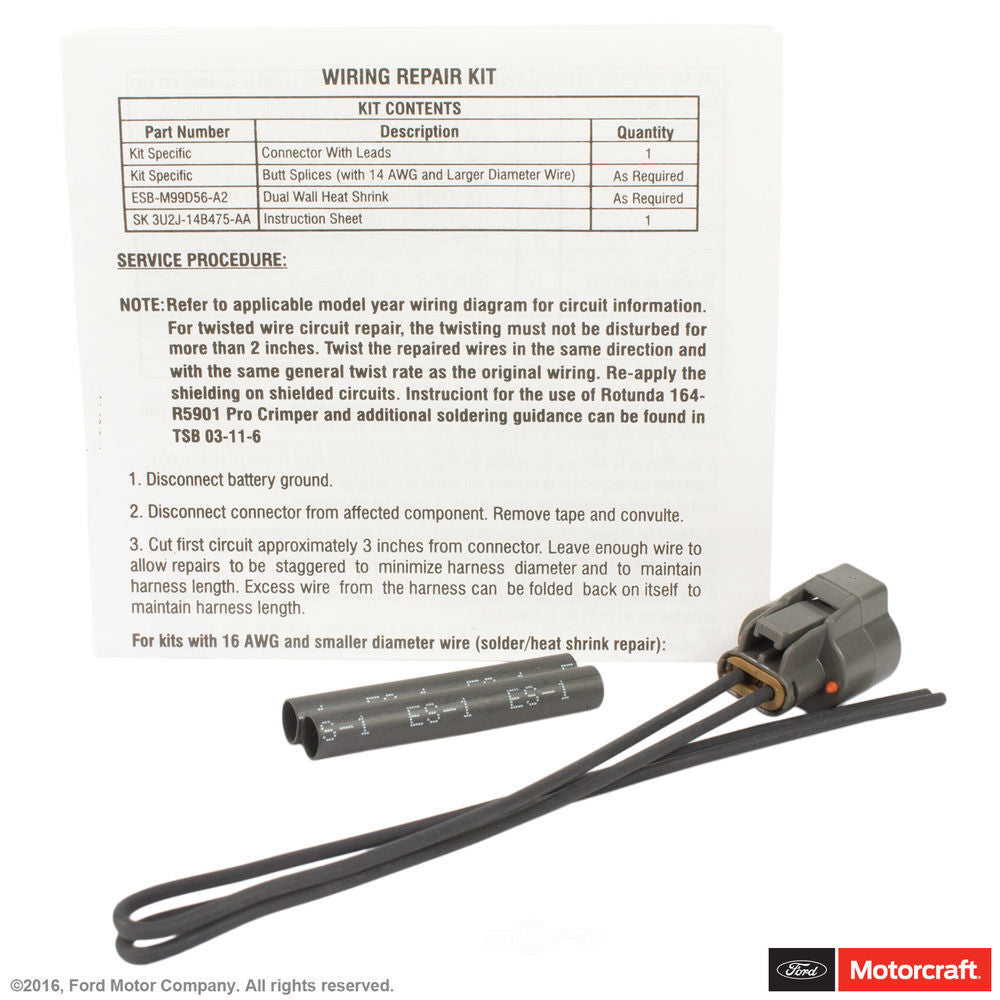 Connector/Pigtail(Body Sw & Rly)  Motorcraft  WPT1077
