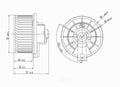 New BLwr Mtr w/o Wheel   Global Parts Distributors   2311263