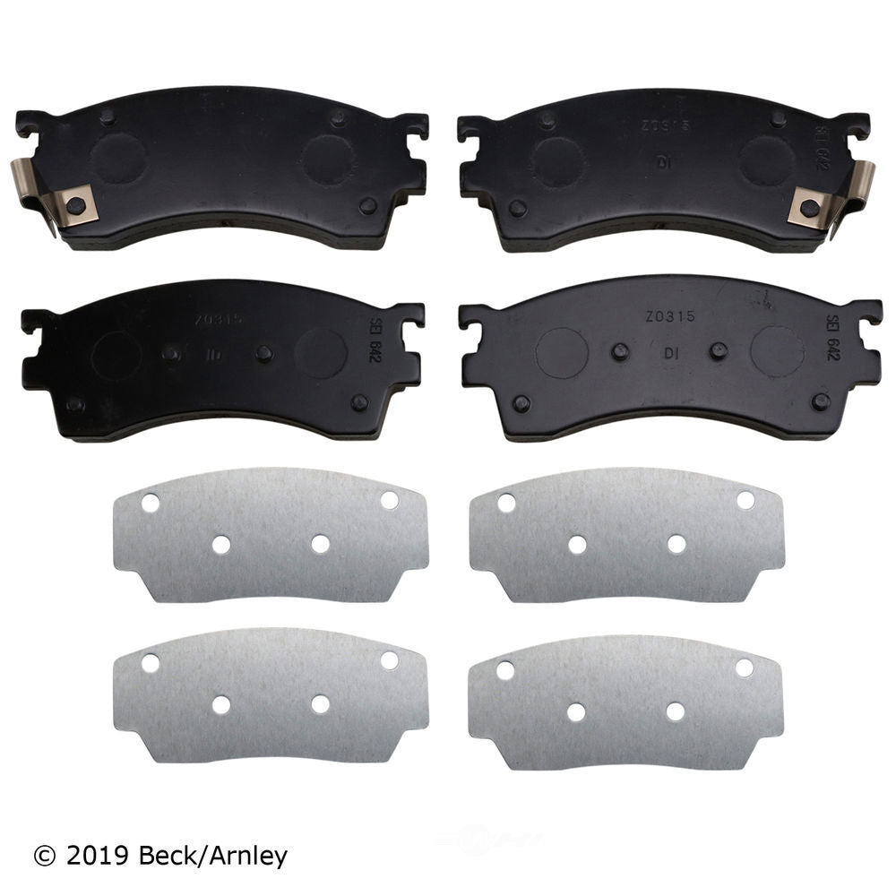 Frt OE Brake Pads  Beck/Arnley  089-1471