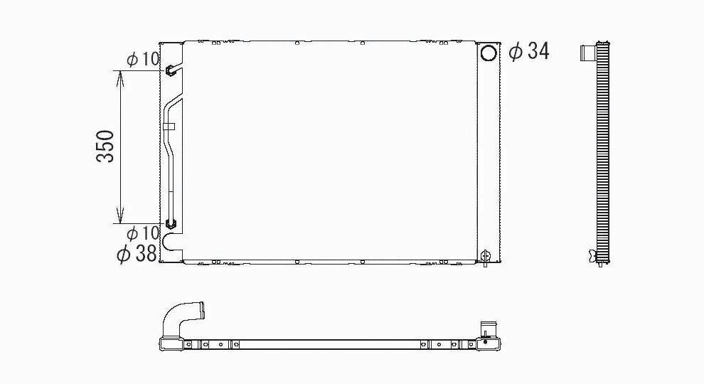 Radiator  TYC  2682