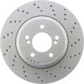 Rr Drilled Brake Rotor  Centric Parts  128.34111