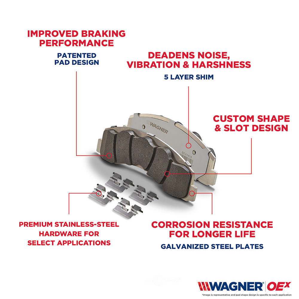Wagner Premium OEX Ceramic Brake Pad OEX1510