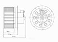 New Blower Mtr w/Wheel   Global Parts Distributors   2311519