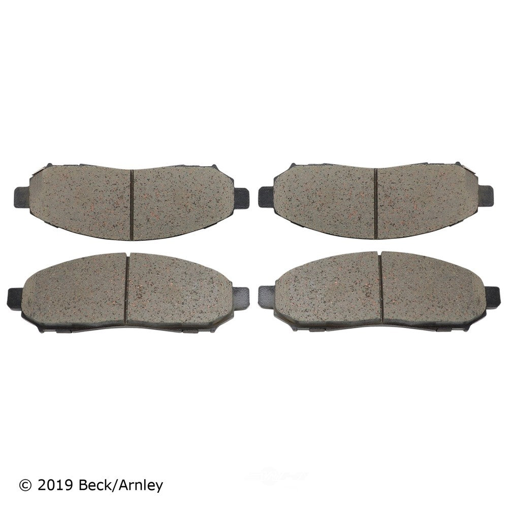 Frt OE Brake Pads  Beck/Arnley  089-1968