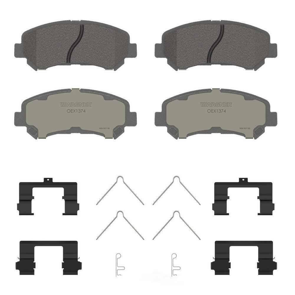 Frt Premium Ceramic Brake Pads  Wagner  OEX1374