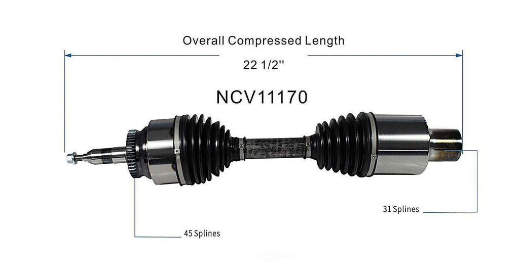 Right New CV Complete Assy   GSP North America   NCV11170