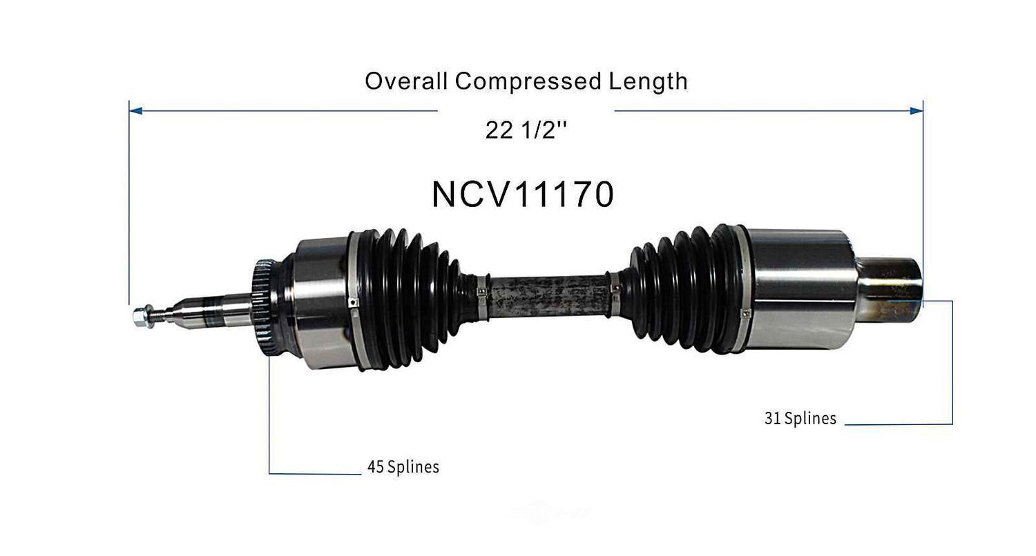 Right New CV Complete Assy   GSP North America   NCV11170