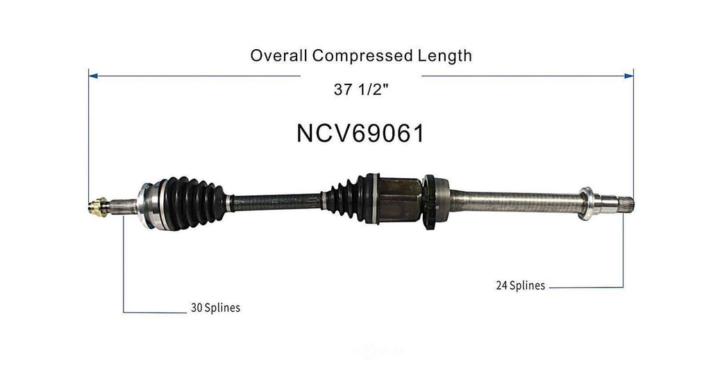 Right New CV Complete Assy   GSP North America   NCV69061