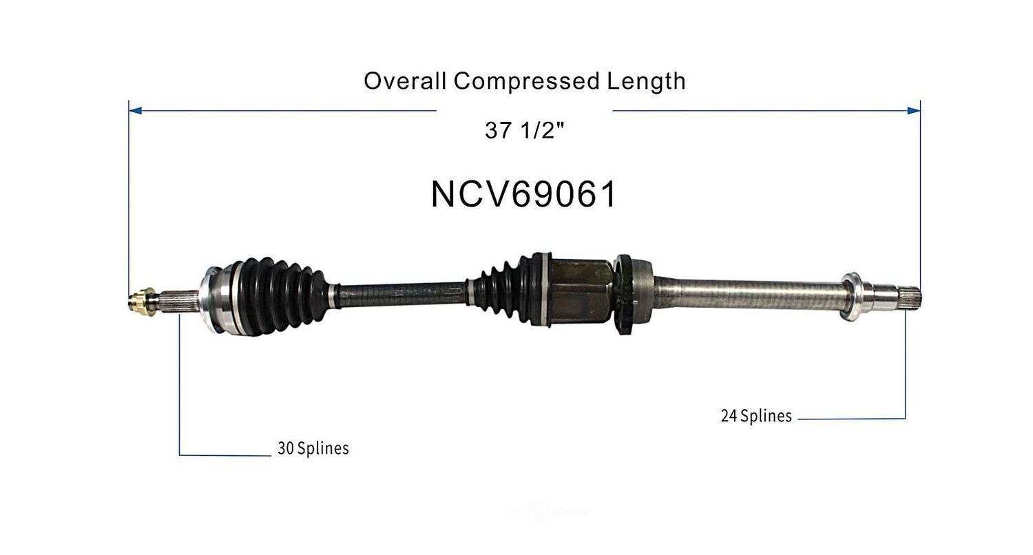 Right New CV Complete Assy   GSP North America   NCV69061