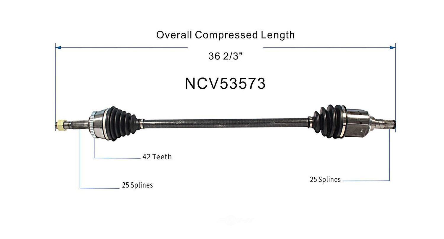 Right New CV Complete Assy   GSP North America   NCV53573