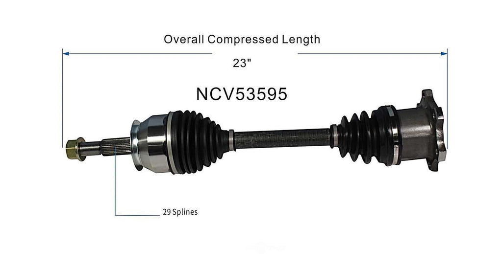 Axle Shaft Assy- CV Shaft   GSP North America   NCV53595