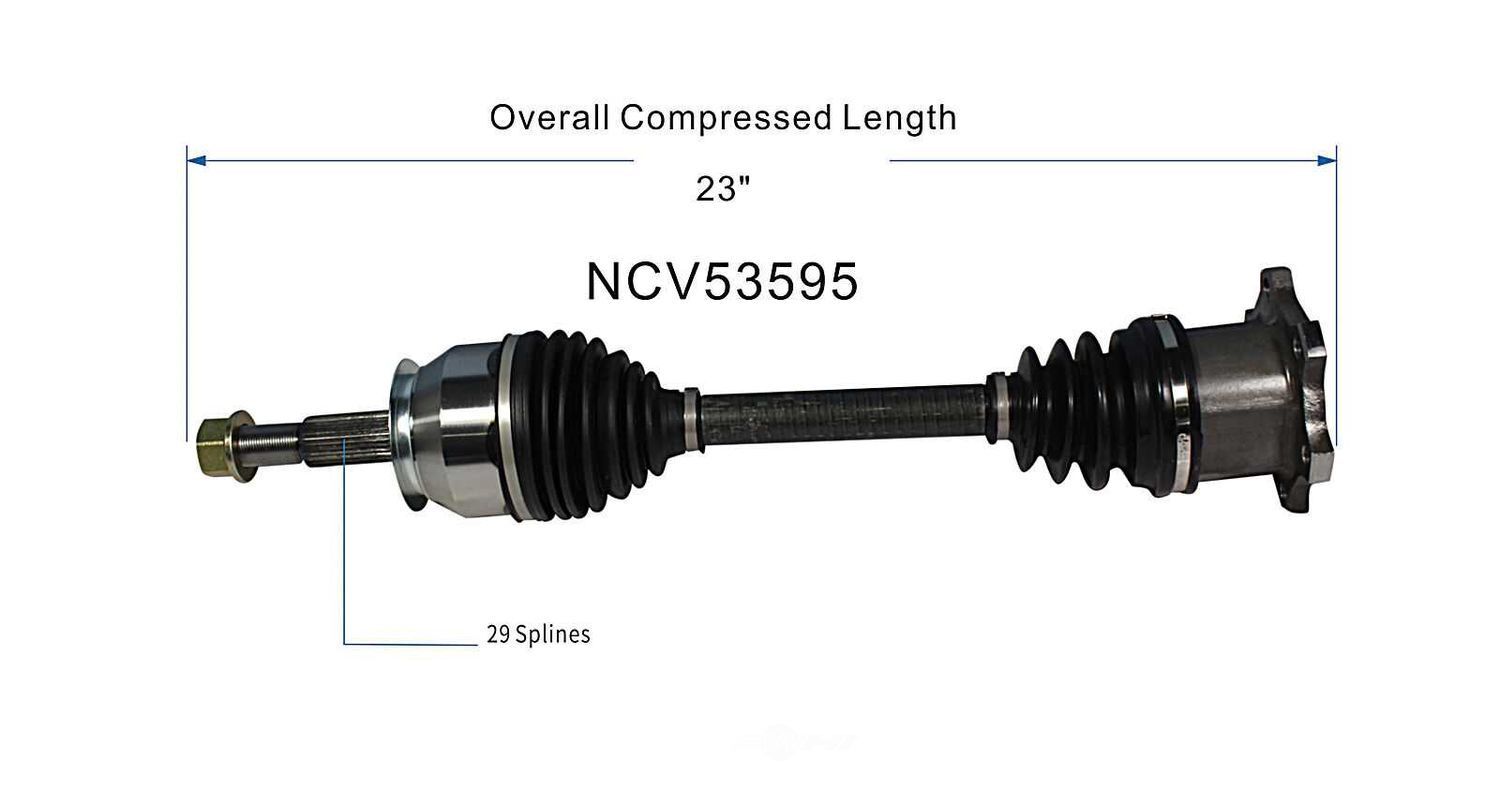 Axle Shaft Assy- CV Shaft   GSP North America   NCV53595