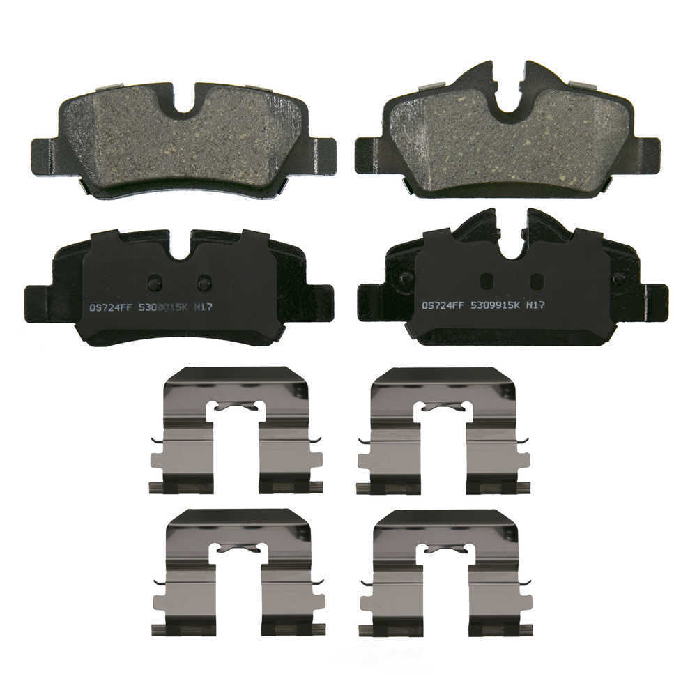 Rr Ceramic Brake Pads  Wagner  ZD1800