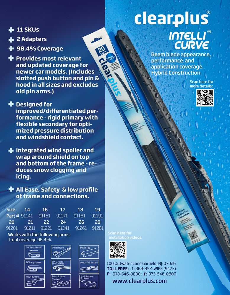 Wiper Blade  Clearplus  91161