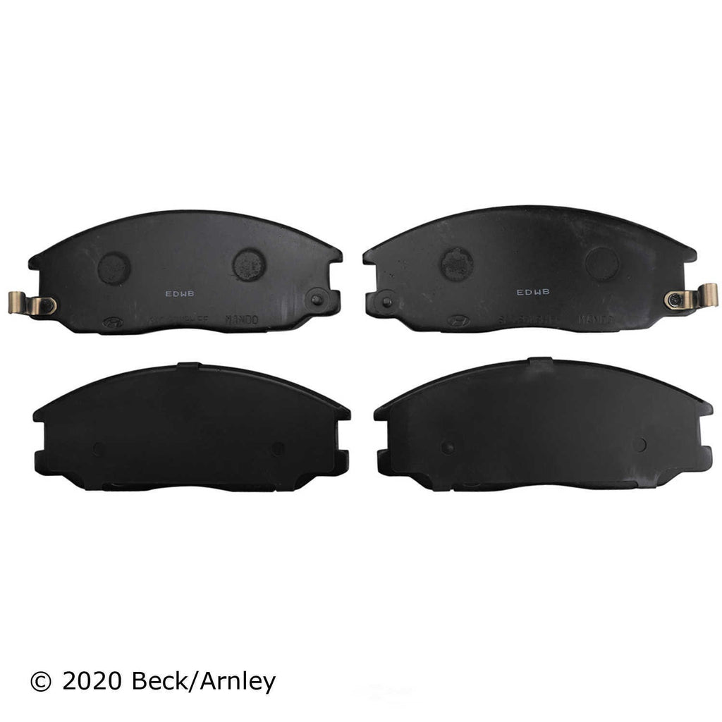 Frt OE Brake Pads  Beck/Arnley  089-1675