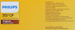 Turn Signal Light  Philips  3157CP