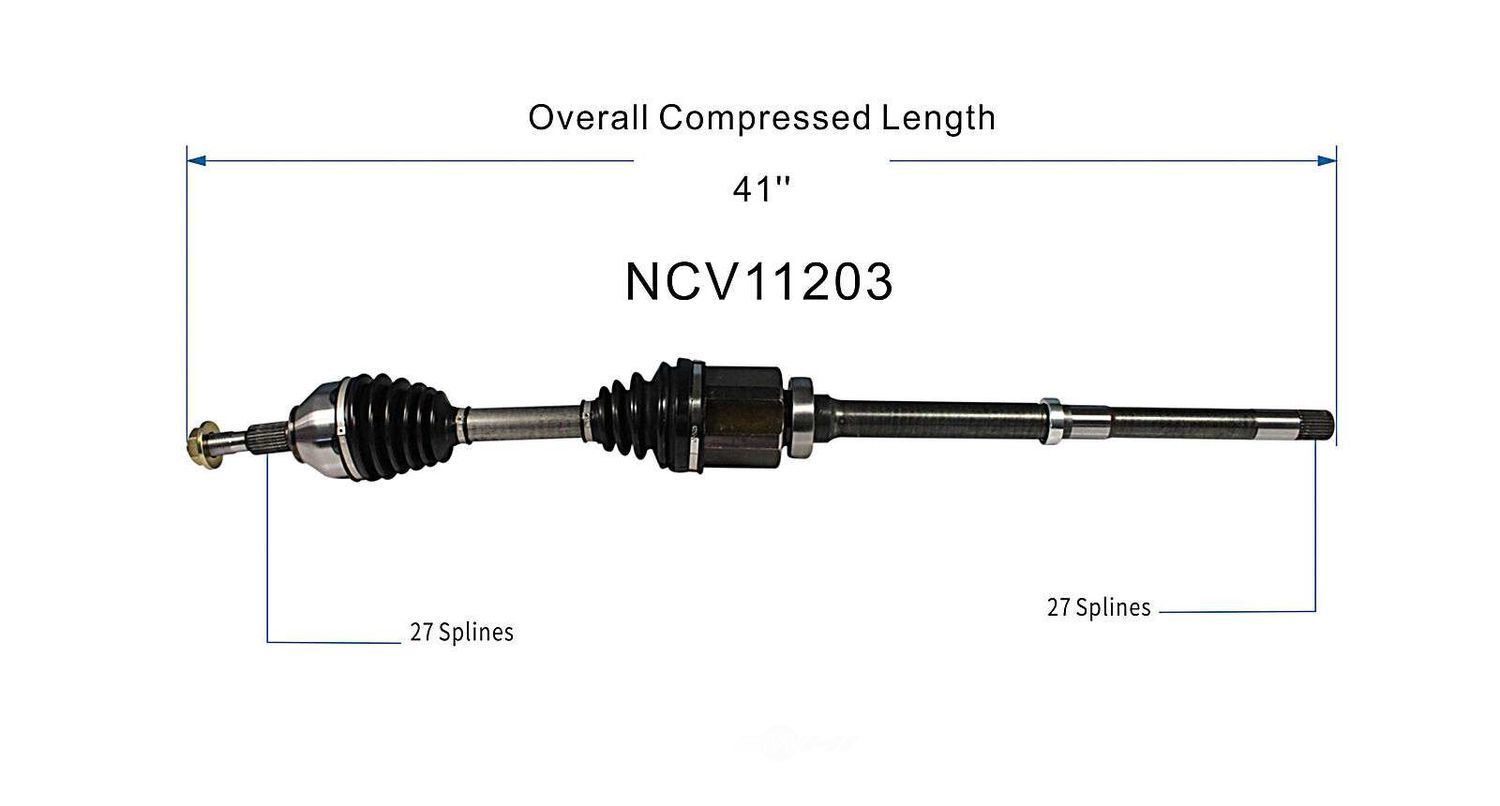 Right New CV Complete Assy   GSP North America   NCV11203