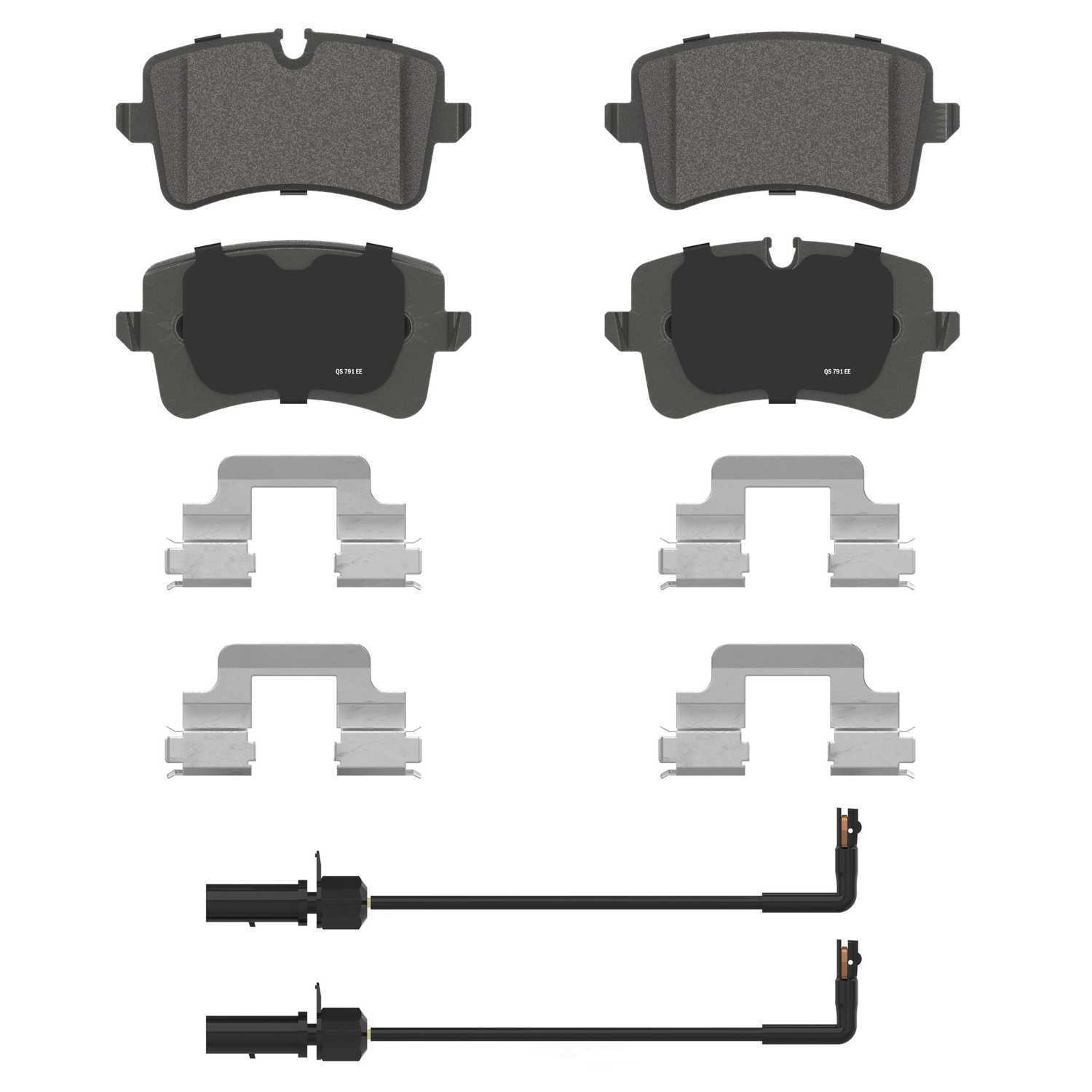 Rr Semi-Met Brake Pads  Wagner  ZX1547A