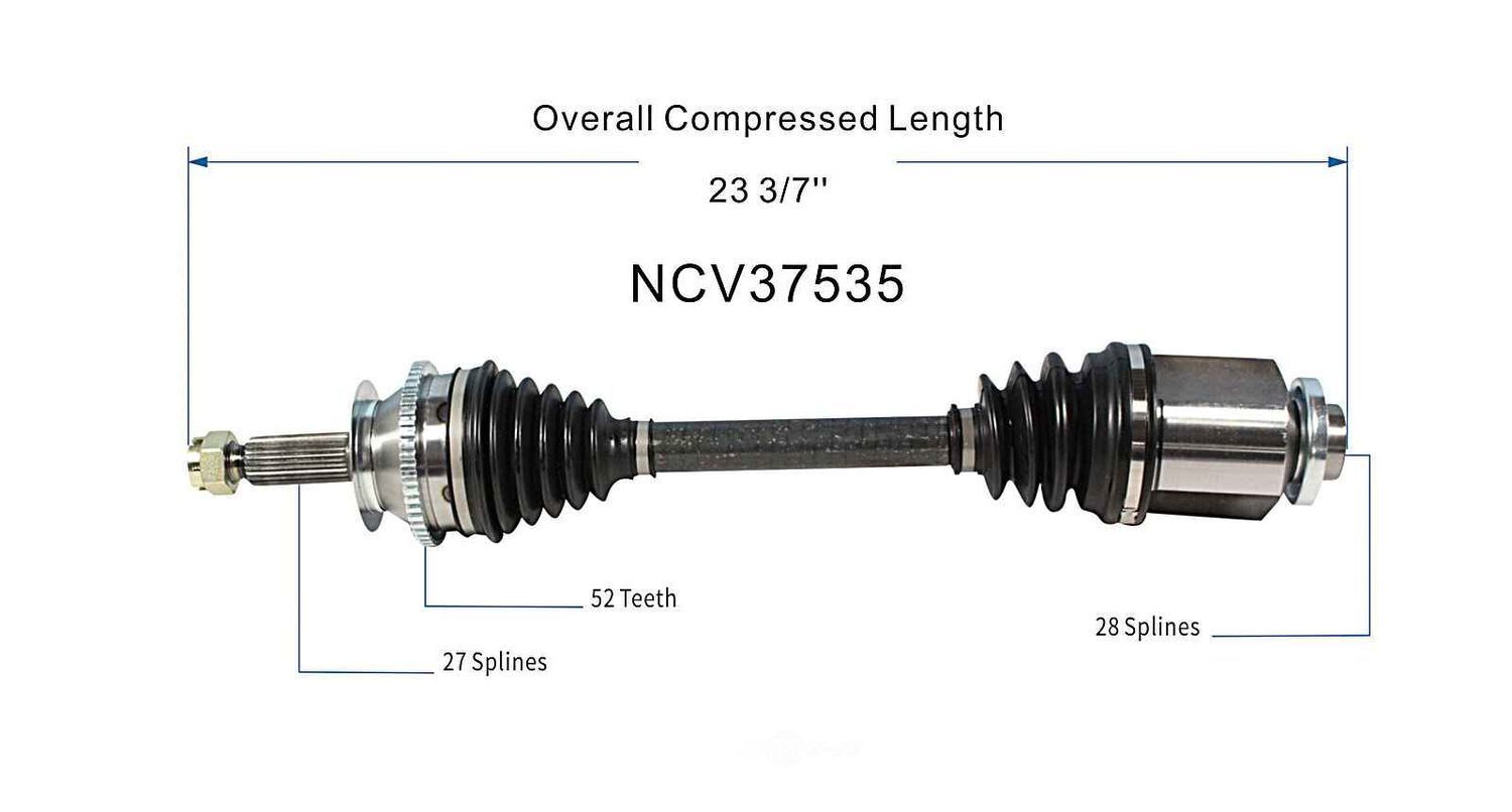 Right New CV Complete Assy   GSP North America   NCV37535