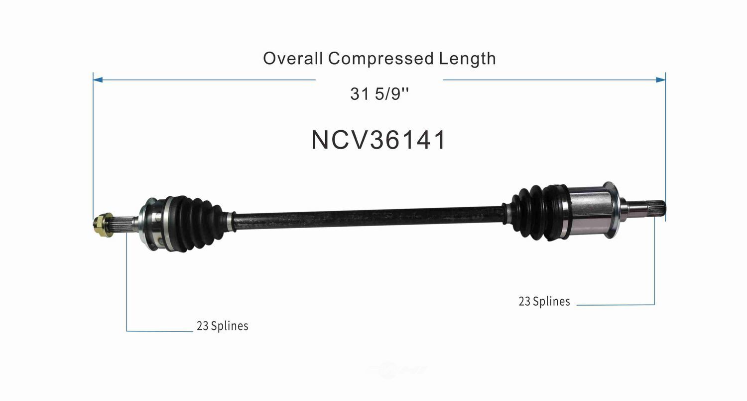Right New CV Complete Assy   GSP North America   NCV36141