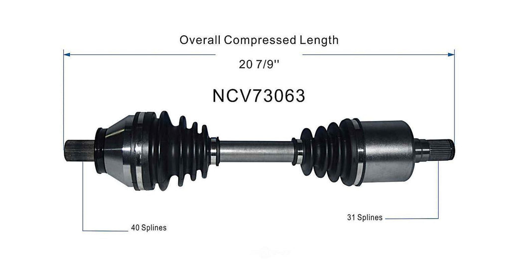 Left New CV Complete Assy   GSP North America   NCV73063