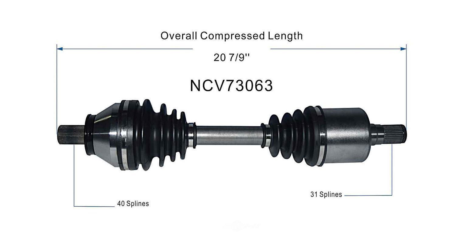 Left New CV Complete Assy   GSP North America   NCV73063