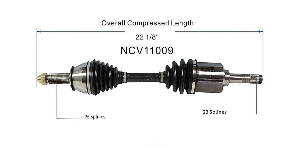 Left New CV Complete Assy   GSP North America   NCV11009