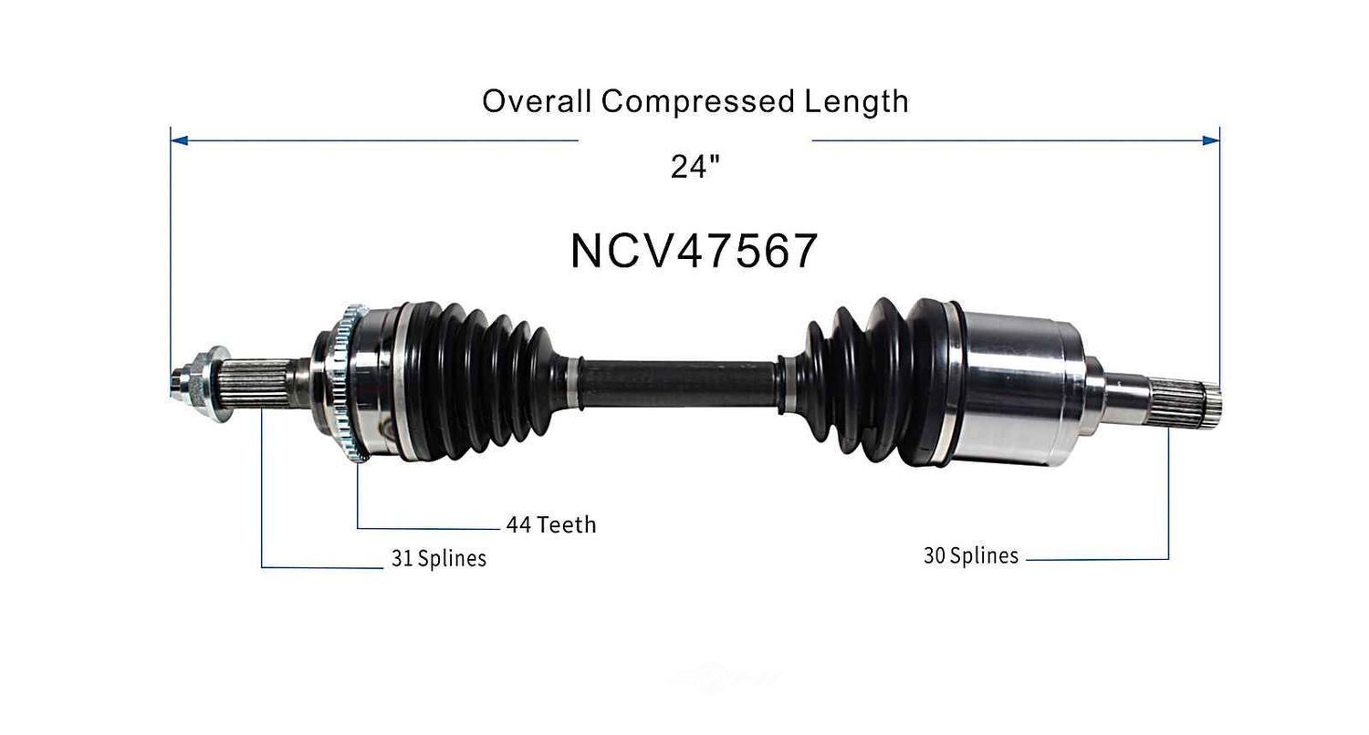 Left New CV Complete Assy   GSP North America   NCV47567